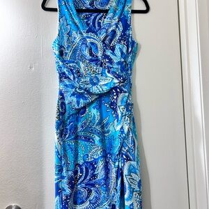 Ralph Lauren Paisley Sleeveless Dress size 4